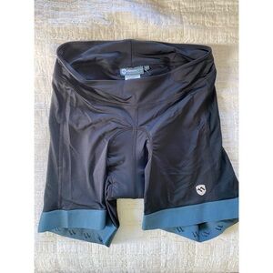 Women's Cycling Shorts - Black and Blue